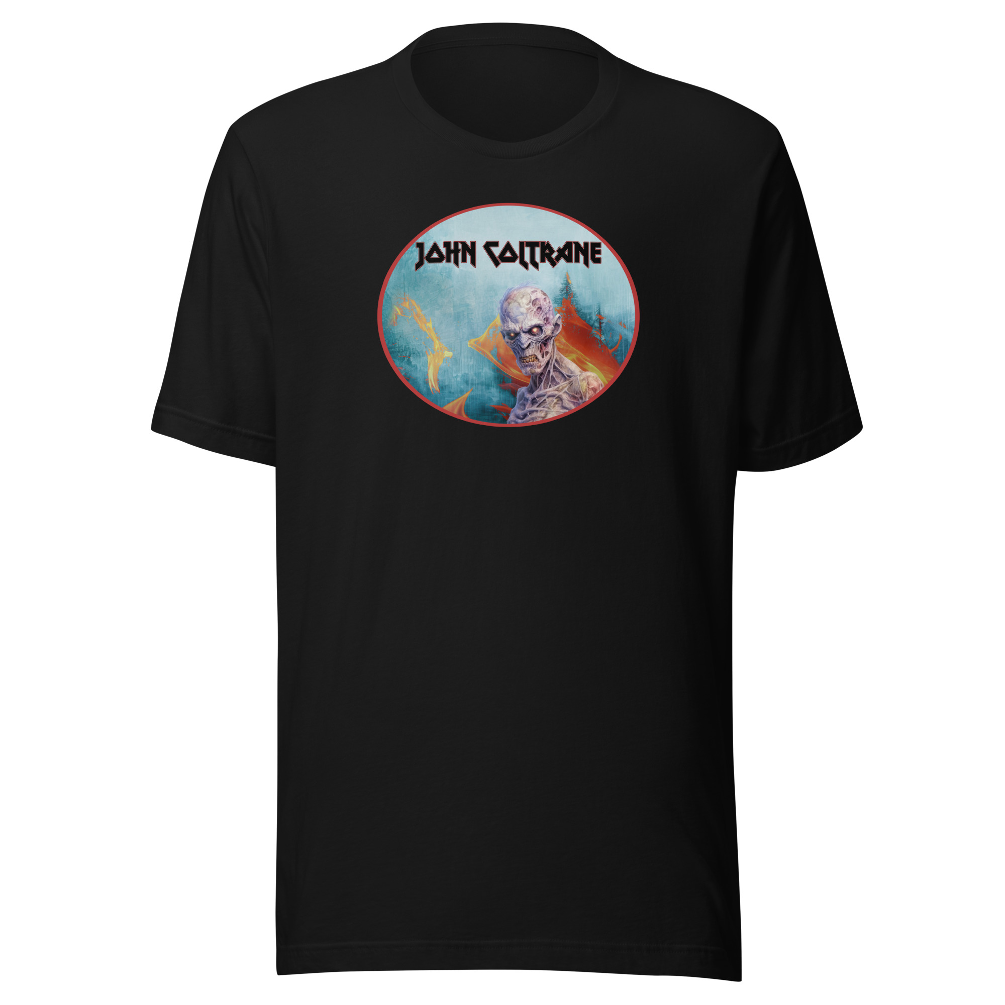 John Coltrane burning hot metal tee