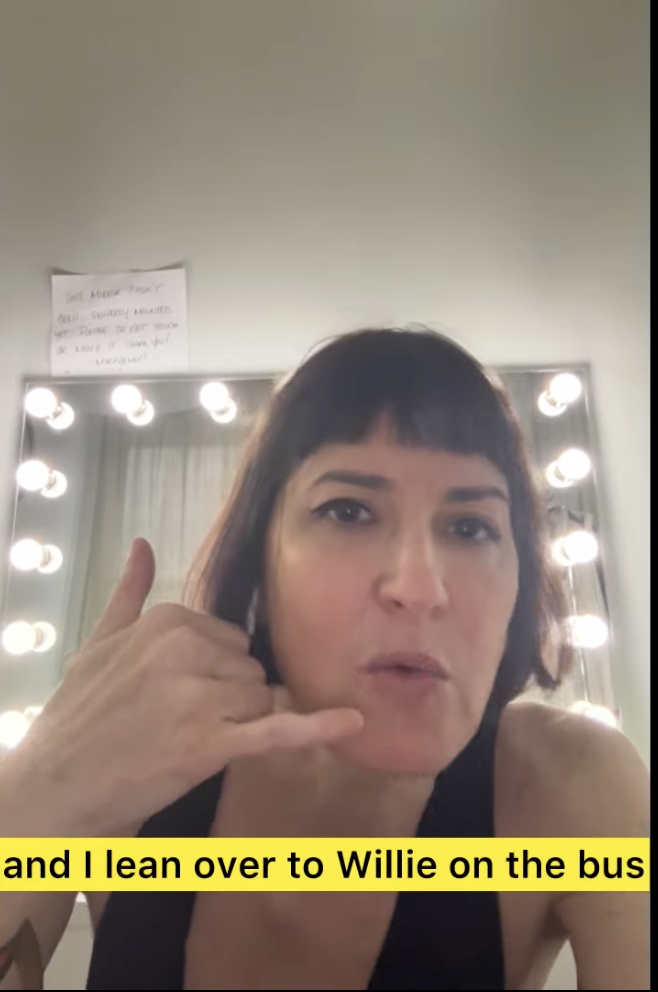 Willie Nelson and Mrs. Popper